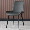 Home Furniture Gray Imitation leather chairs